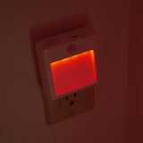 GembaRed RedStar Plug-In Sensor Activated Red LED Nightlight