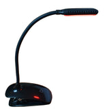 GembaRed Calm Red LED Clip Book and Reading Light