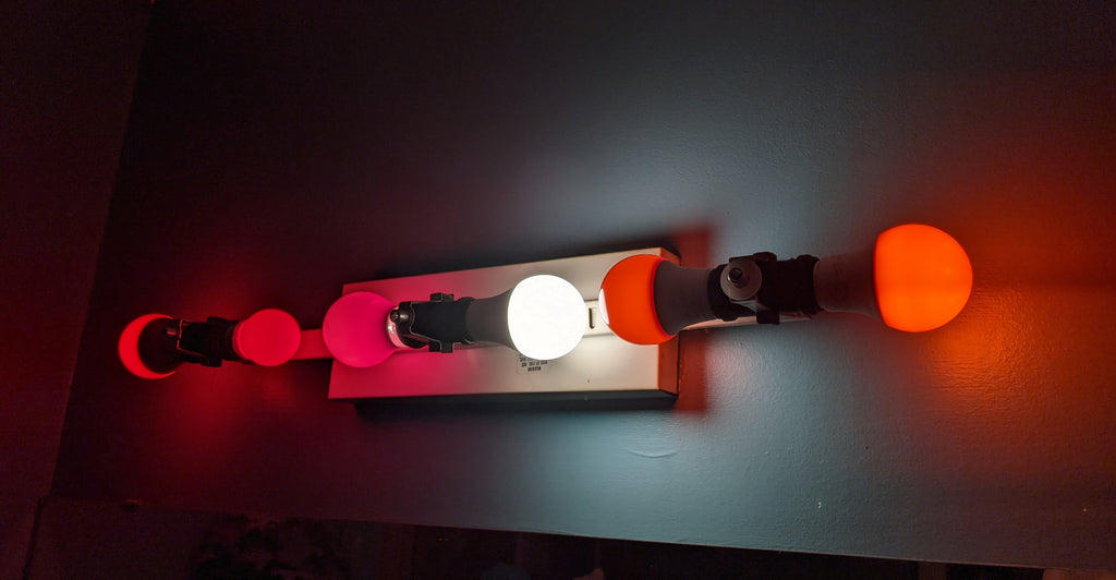 The Red Light Bulbs for sleep and avoiding blue light at night! – GembaRed