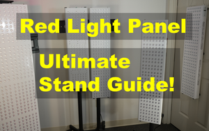 DIY Red Light Therapy Panel Wheeled Upright Stand Guide