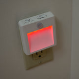 GembaRed RedStar Plug-In Sensor Activated Red LED Nightlight
